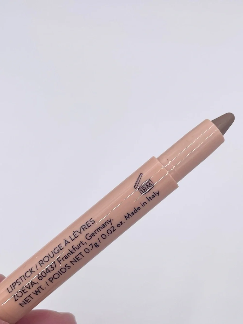 NEW Zoeva Powerful Lip Twist Lipstick SEMELE Full Size .02oz/.7g Nude Cafe Lait